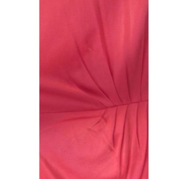 LK BENNETT Red Dress Pleated Long Sleeve - Picture 3 of 6